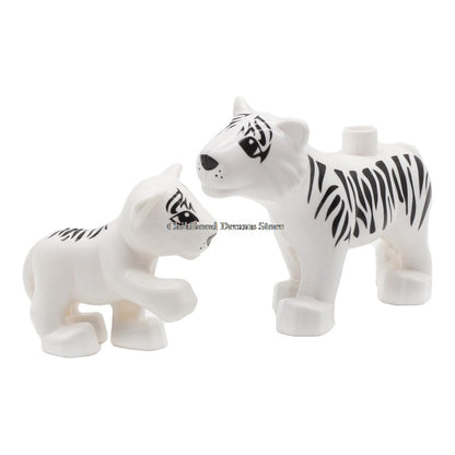 Grandes Blocos de Montar Animais Acessórios Compatíveis com Conjuntos de Tijolos de Zoo Dinossauro Criatividade Brinquedos DIY para Crianças Presente