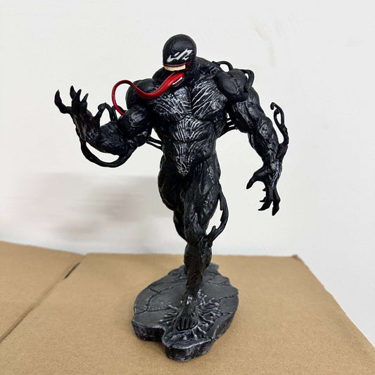 2024 Latest Venom Solid PVC Lying Position Venom Villain Alliance Spider Man Anime Handmade Model Decoration Doll