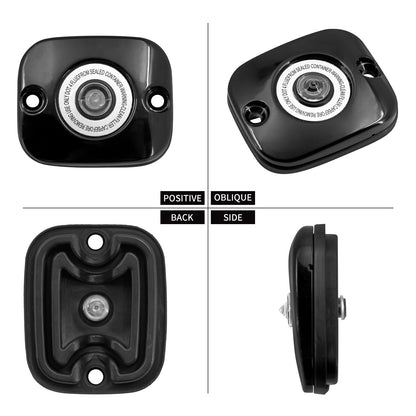 Tampa do Cilindro Mestre de Freio Dianteiro de Moto para Harley Softail Fat Boy Slim Touring Road King Street Glide FLHT Dyna Low Rider