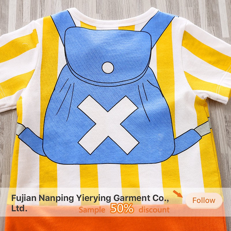 Anime Cosplay Dragon Ball Z Fantasia Infantil Bebê Menino Menina Macacão Criança Demon Slayer Roupa de Bebê Recém-nascido Macacão 0-18 Meses
