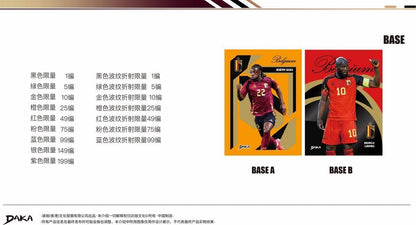 Cartas Colecionáveis Daka 2024-2025 Melhores Jogadores Manchester City Juventus AC Milan Internazionale Milano Estrela do Futebol Caixa de Presente Oficial