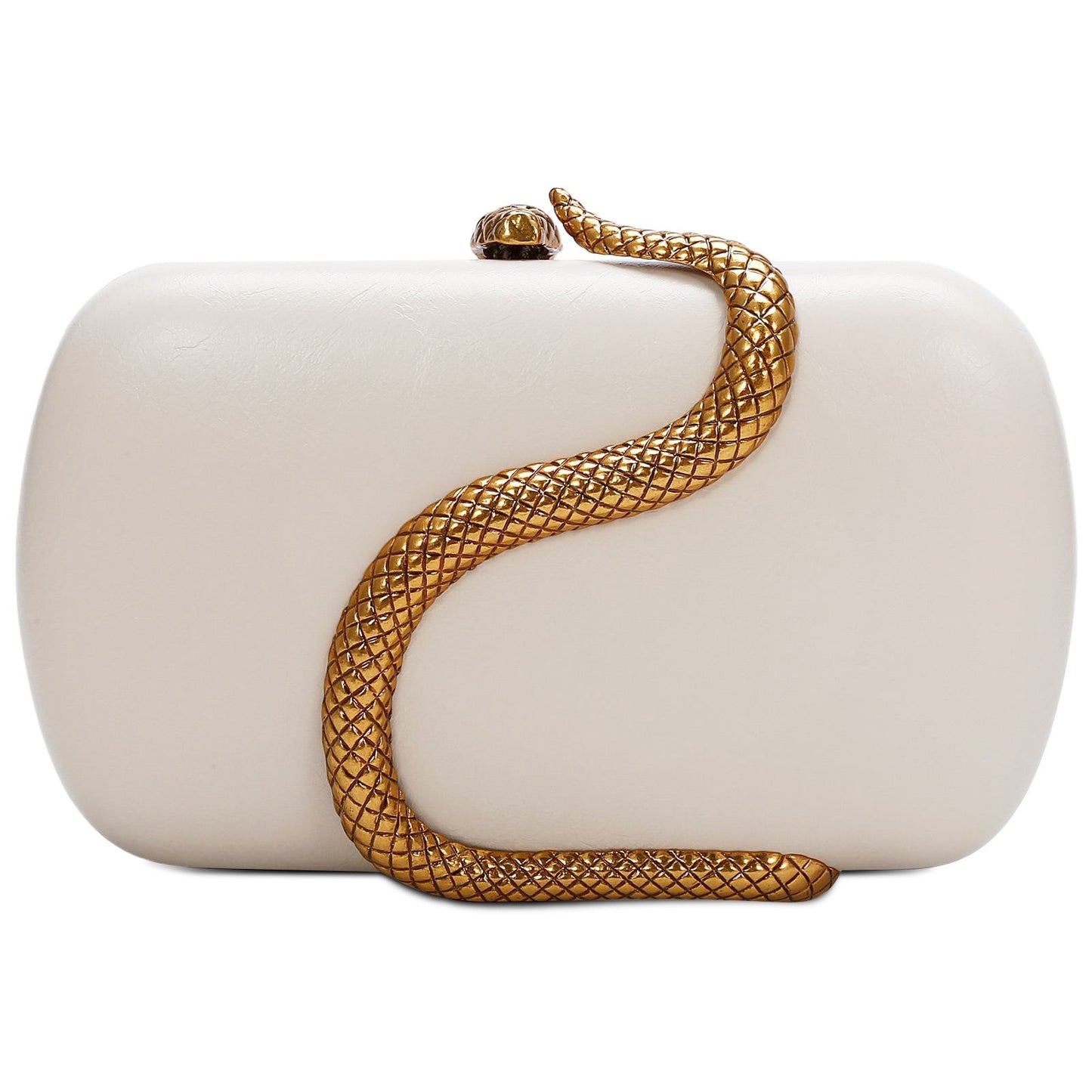 Metal Snake Matching Clutch Bag For Women Highclass Smooth Designer Evening Bags Purses Clutch Party Chain Shoulder Handbags