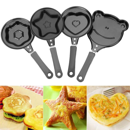 Panela Antiaderente Para Fritar Panquecas, Ovos, Omeletes, Para Café da Manhã, Utensílios de Cozinha Mini