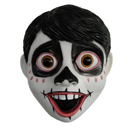 Anime Hector And Miguel Cosplay Mask Anime Skeleton Latex Headgear Halloween Carnival Party Roleplay Mask For Men Boys