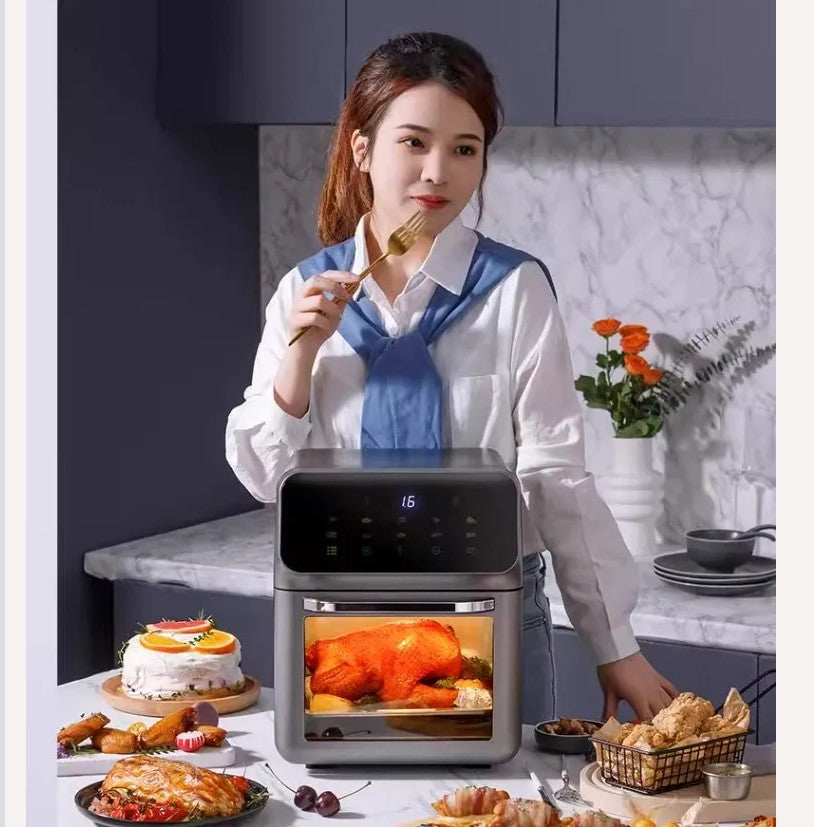 220V Amoi Air Fryer Upgraded Smart Large Capacity Oil Free Automatic No Flip Air Fryer CQ