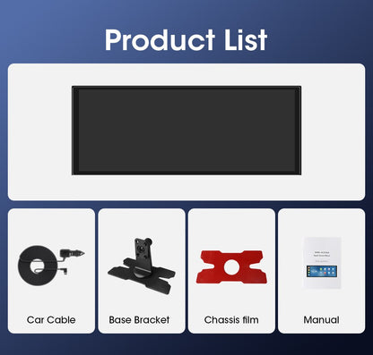 Develuck NEW 11.26 inch 4K DVR Wireless CarPlay and Android Auto Portable Dash Cam Car Screen Video Recorder 5G WIFI Navigation