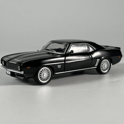 1:32 Chevrolet Camaro SS 350 1969 Super Carro Esportivo Clássico Liga Diecast Modelo de Carro Veículos em Miniatura Enfeites de Alta Simulação