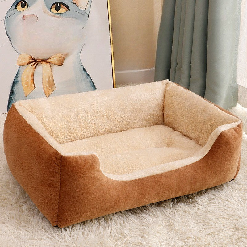 Almofadas de Gato Macias para Todas as Estações, Quentes de Inverno, para Camas de Gato e Cachorro, Laváveis e Resistentes a Mordidas, Almofadas Pequenas, Médias e Grandes para Cama de Cachorro