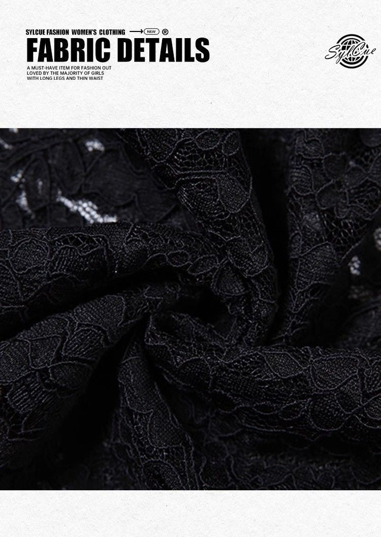 Gothic Skirt 2000s Summer Women's Clothes Gyaru Kpop Streetwear Lace High Waist Casual Aesthetic Long Skrit Femme Hip Hop Skirts