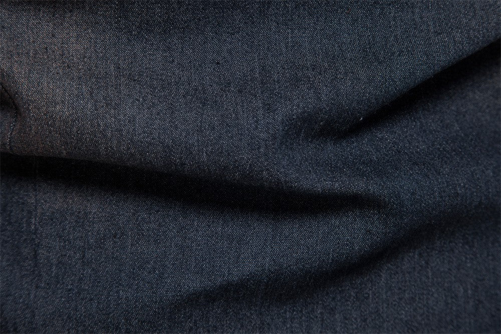 AIOPESON Elastic Cotton Denim Shirt Men Long Sleeve Quality Cowboy Shirts for Men Casual Slim Fit Jeans Men Shirts