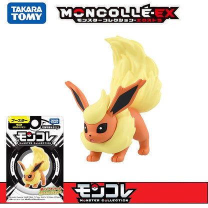 Original TAKARA TOMY Pokemon Figurine Toys Mimikyu Sylveon Lapras Charizard Umbreon Vaporeon Snorlax Model Dolls Birthday Gifts