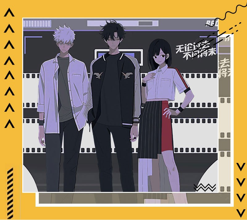 Link Click Shiguang Dailiren Qiao Ling Lu Guang Cheng Xiaoshi Cosplay Costume Jacket Outerwear Anime Full Set Men Women
