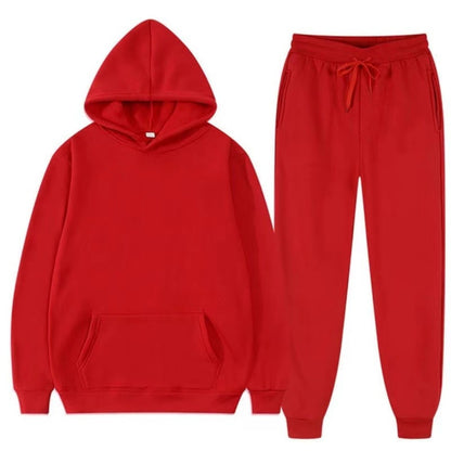 Men Sportswear Sweater Suit Hoodies + Pants Sports Clothing Spring Autumn Sets Jogging Trousers Running Male Tracksuits