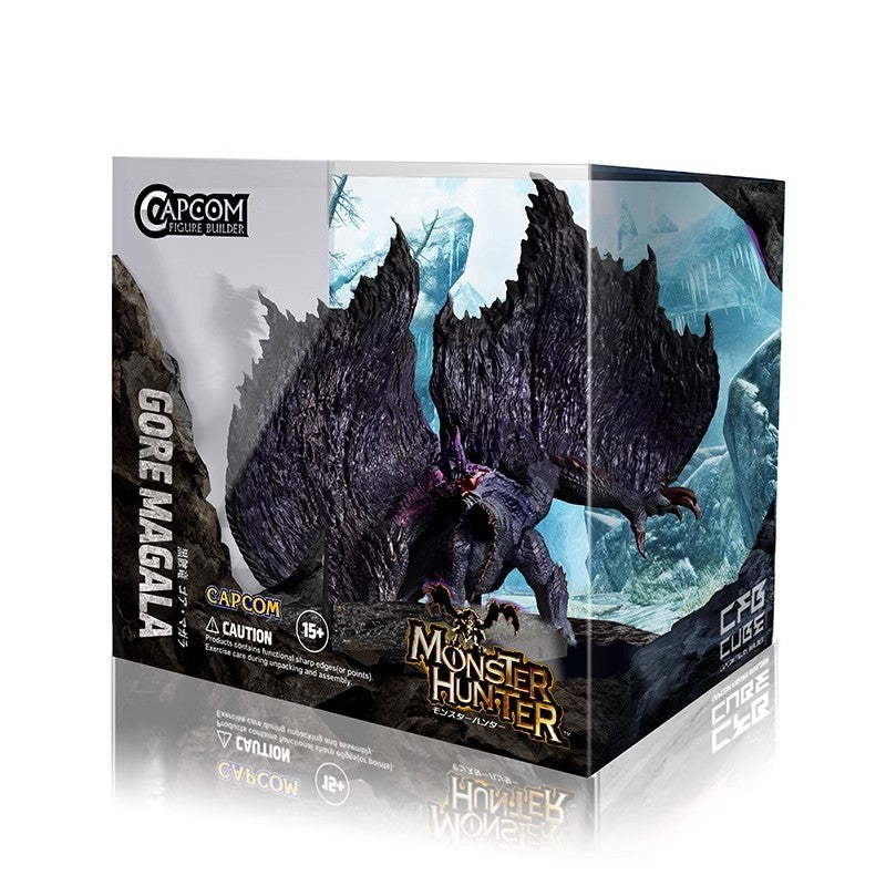 Monster Hunter CUBE Zinogre Amatsu Crimson Glow Valstrax Gore Magala MAGNAMALO Mizutsune Boneco de Dragão Modelo de Brinquedos