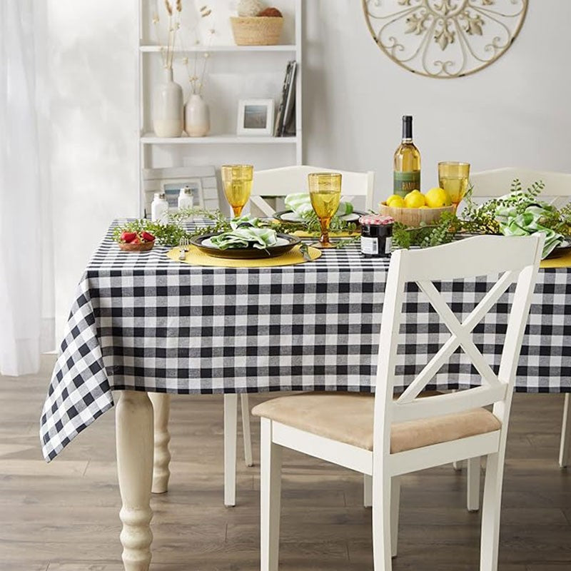 Checkered Tablecloth Kitchen, Wedding, Holiday Table Decoration Tablecloth, Outdoor Picnic Tablecloth
