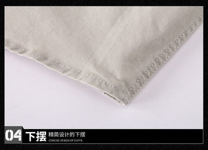 Green Black Cargo Long Sleeves Shirts For Men's 2024 Spring Autumn Design Brand Oversize 4XL 5XL Military Clothes Casual Blouse