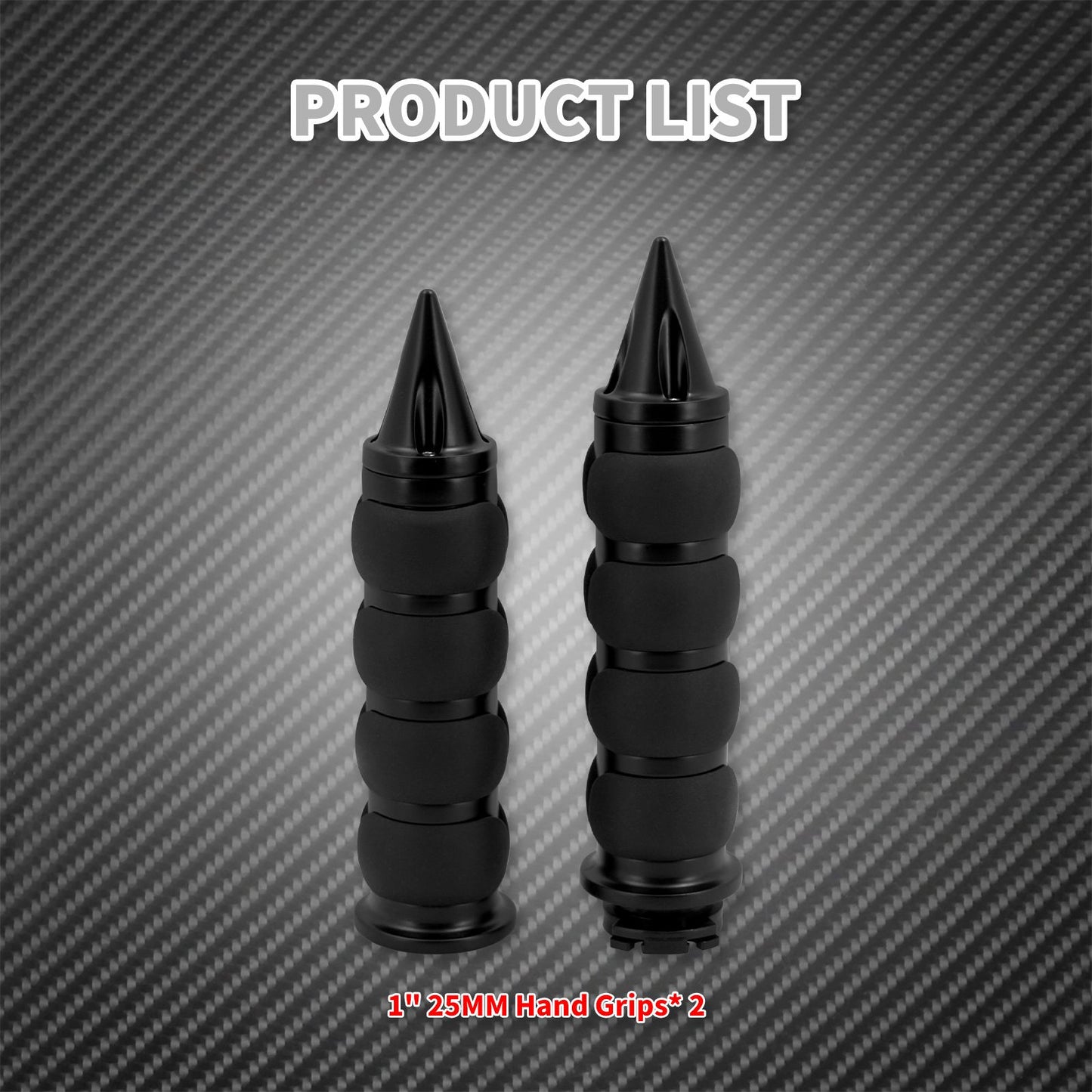 1" Motorcycle Hand Grips 25mm Handlebar Handle Bar For Harley Touring FLHR Softail Fat Boy Sportster XL 883 1200 Dyna For Honda