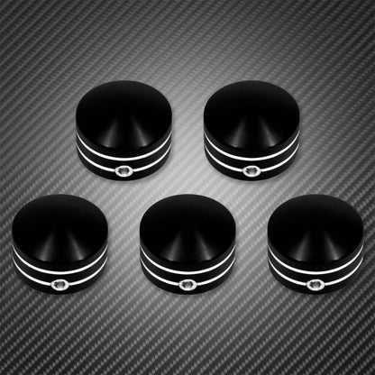 Kit de Parafusos de Coroa Traseira de Motocicleta Preto/Cromado para Harley Touring Road King Street Glide Sportster XL 883 Softail