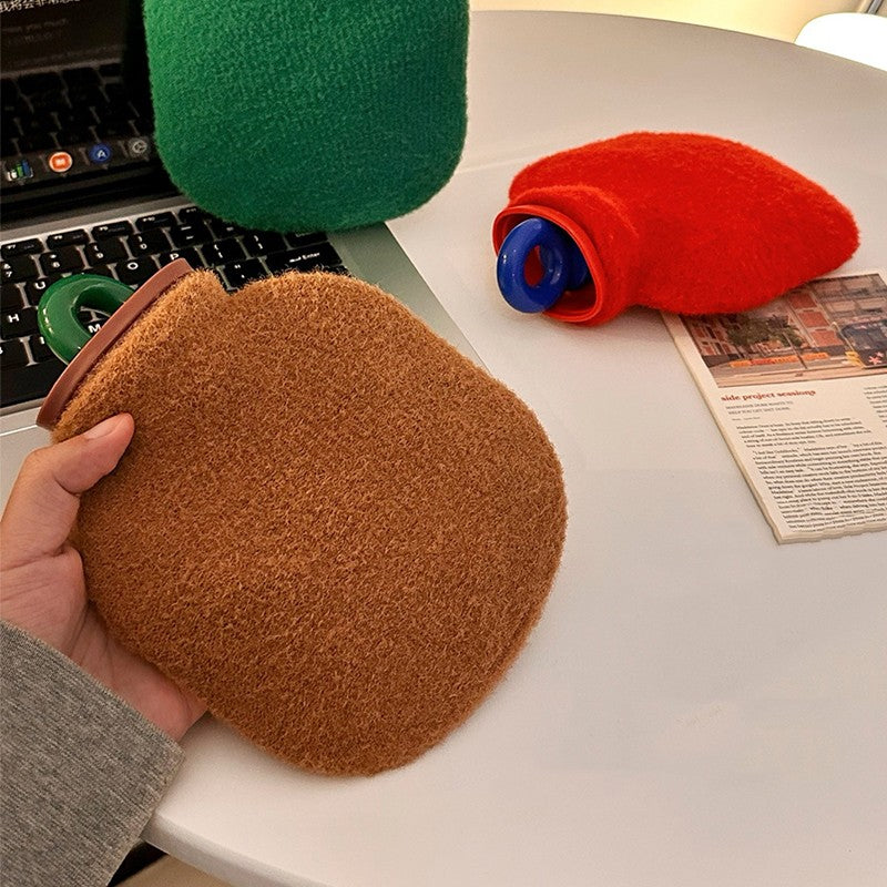 300/650ML Plush  Hot Water Bag  Winter Removable  Hot Water Bottle  Winter Hand Foot Warmer