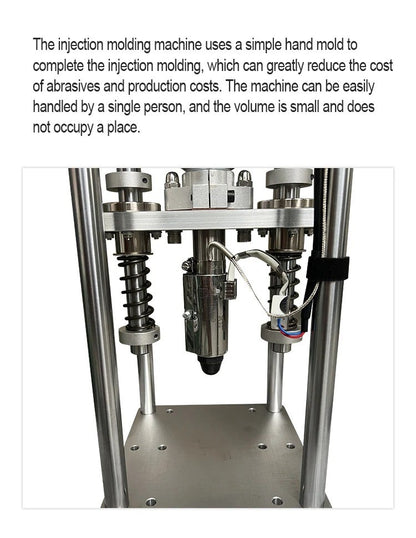 20g Vertical Injection Molding Machine Desktop Polymer Plastic Injection Molding Machine USB Power Switch Plug Molding Machine