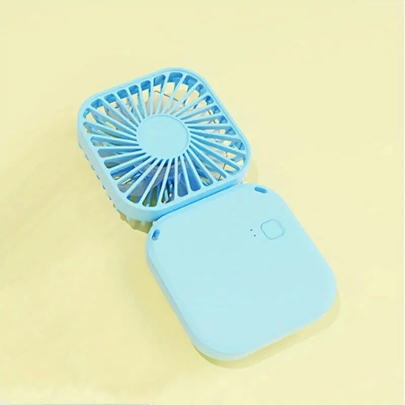 Mini Folding Hanging Neck Fan Foldable Hanging Neck Fan Mini Folding Personal Fan, 3 Speeds USB Charging For Travel Indoor And O