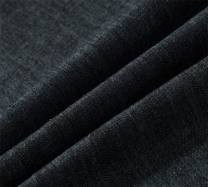 Vintage Raw Edge Denim Shirts Mens Streetwear Harajuku Short Sleeve Shirt Men Loose Casual Cargo Blouse Japan Style Tops Male