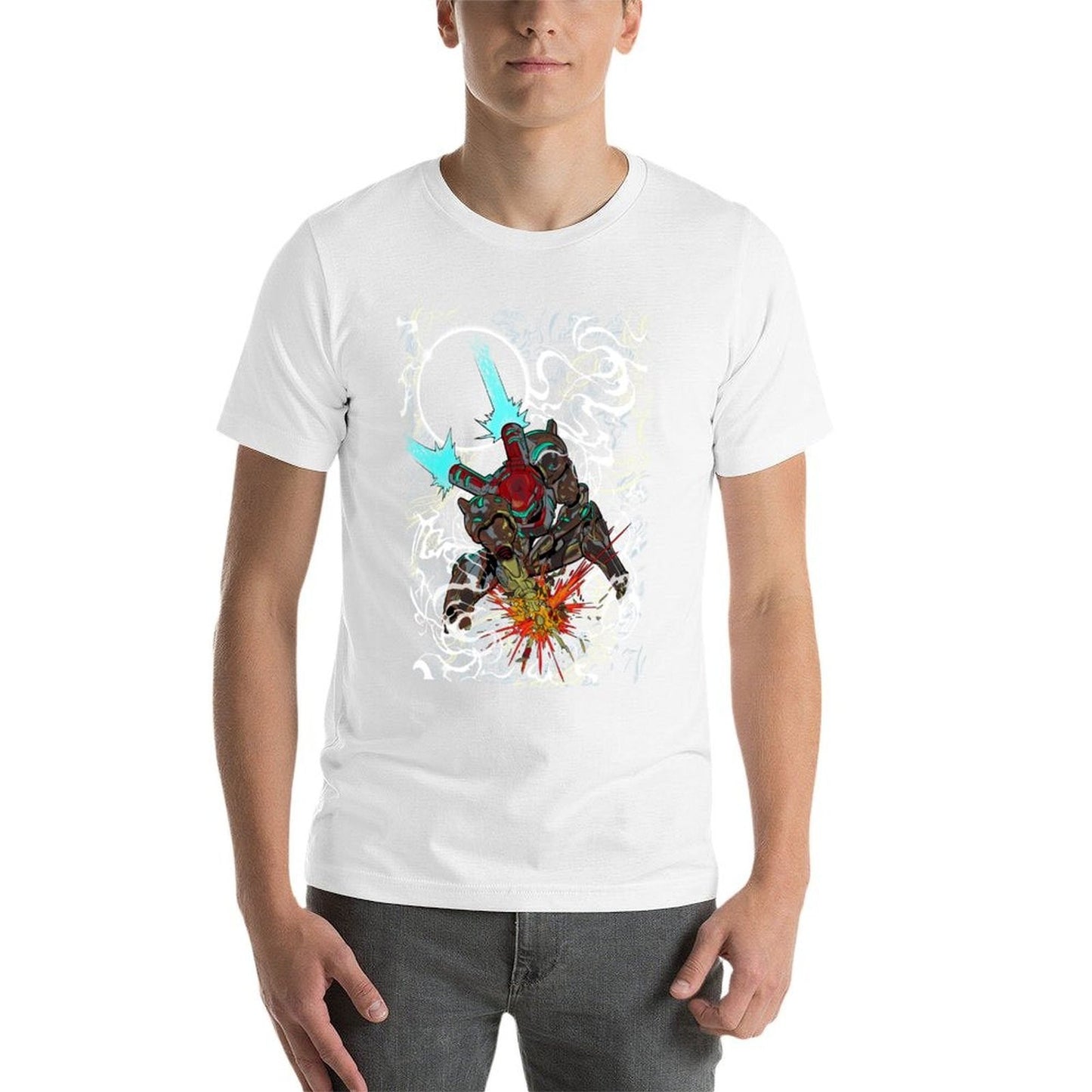 metroid T-Shirt t shirt for man black cotton t-shirt plain for man package T-Shirt