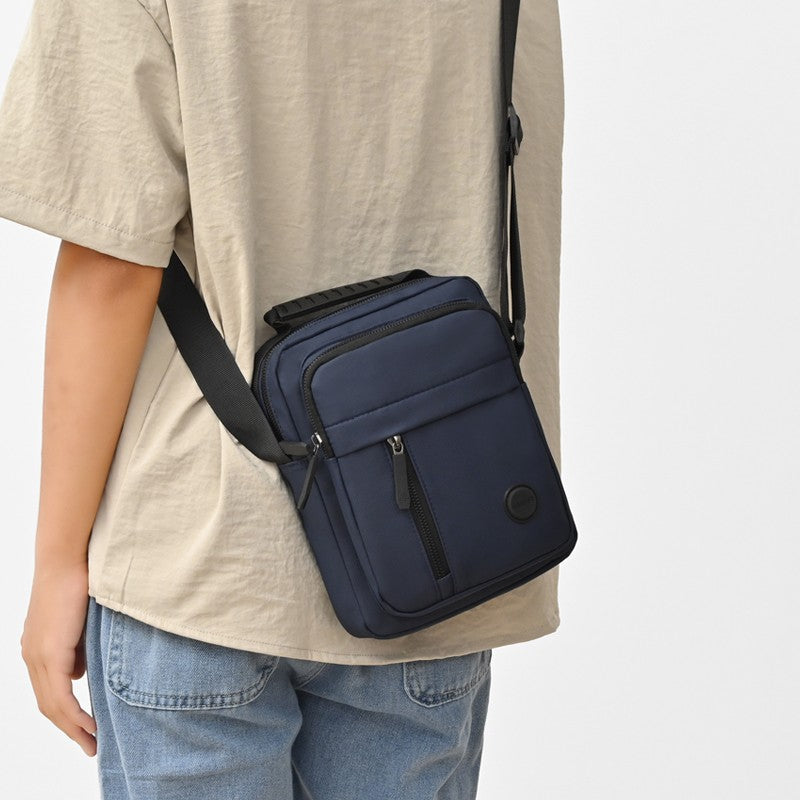 Men's Business Crossbody Bag - Advanced Multi compartment Design, Office and Leisure Shoulder Bag, for Dad and Husband (Annivers