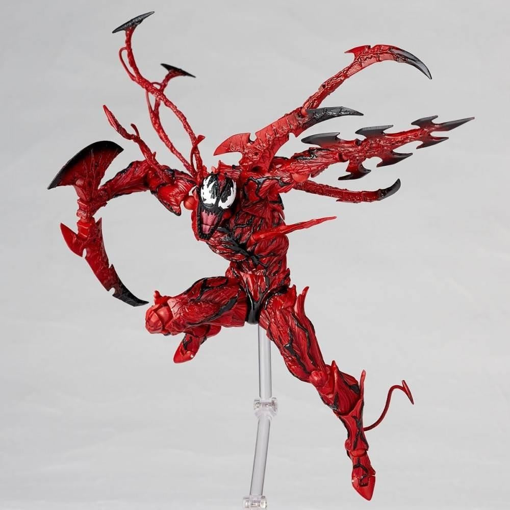 AMAZING YAMAGUCHI Carnificina Venom Homem-Aranha Marvel legends Boneco de Ação Articulado Modelo de Estátua com Rosto Mutável para Crianças de Brinquedo de Presente