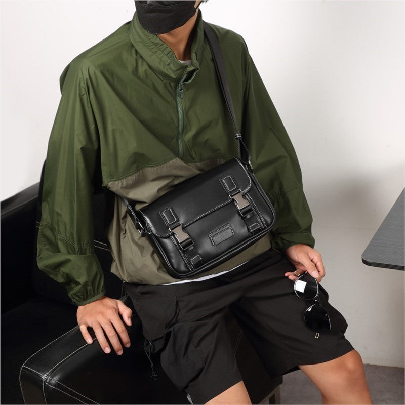 2025 New Designer Crossbody Bag for Men Bags Leather Casual Man Messenger Bag Luxury Male Bag Classic Sling Pack Shoulder Bag