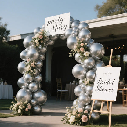10/20/50pcs Metal Luster Chrome Balloon 5/10/12inch Latex Balloons Rose Gold Silver Red Purple Green Pink Balloon Birthday Party