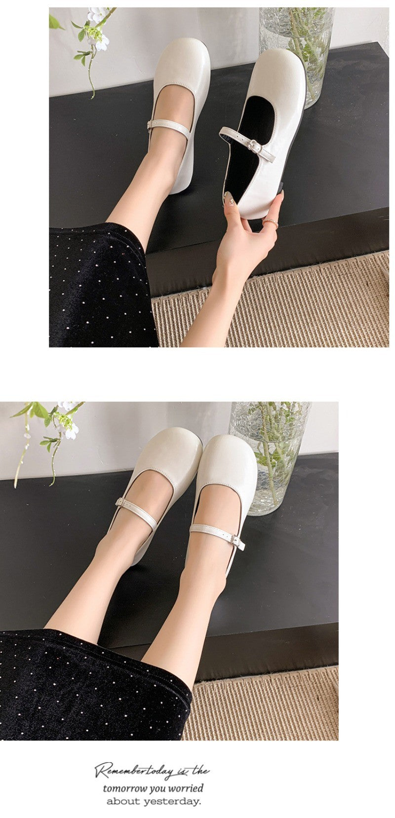 2025 New Elegant Comfortable and Versatile Woman Round Toe Lady Barefoot Flats Elegant Soft Sole Ballerina Party Mary Jane Shoes