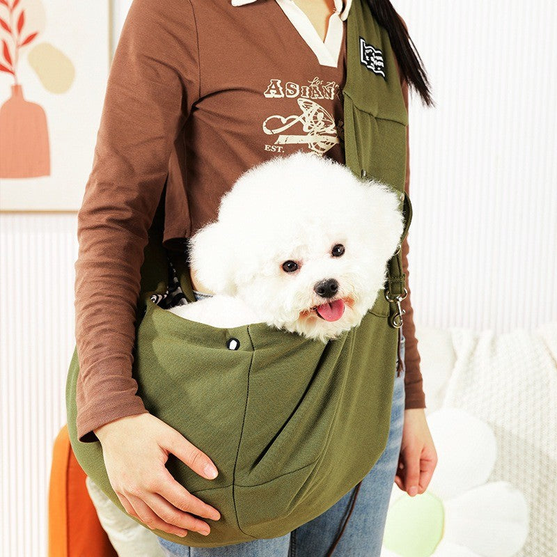 Bolsa de Ombro Transversal Confortável para Cães, Bolsa Portátil de Viagem para Gatos e Filhotes, Acessórios para Transporte de Animais de Estimação