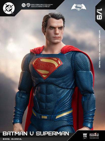 Novo conjunto de figuras Fondjoy BVS, Boneco de Ação Batman Blindado, Superman com Armadura Danificada 1/9 Batman V Superman: A Origem da Justiça DC Toys