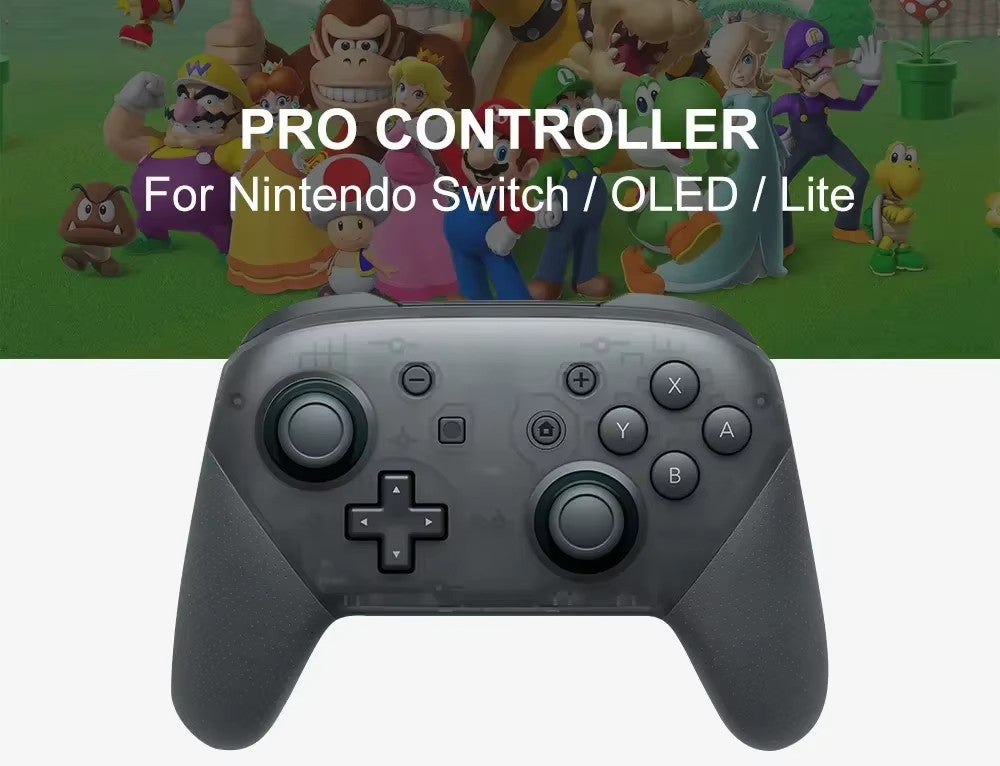 Wireless Bluetooth Gamepad Controller with Wake Function Joystick 6-Axis Gyro HD Vibration for Switch Game Console