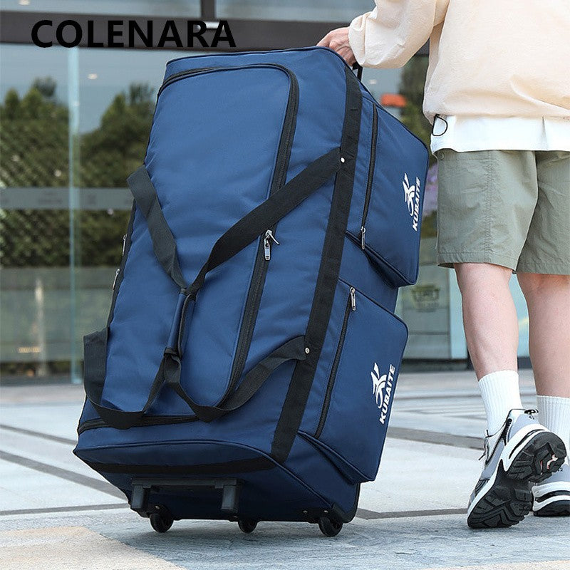 COLENARA Luggage Travel Bag Large-capacity Men's Trolley Bags Oxford Cloth Aviation Shipping Box Business Organizer Bag Suitcase