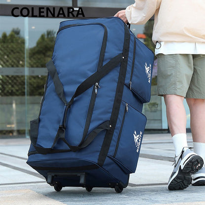 COLENARA Luggage Travel Bag Large-capacity Men's Trolley Bags Oxford Cloth Aviation Shipping Box Business Organizer Bag Suitcase
