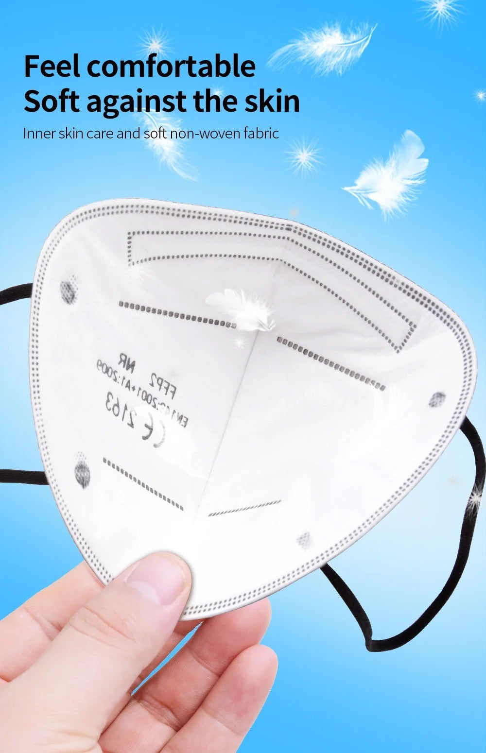 FFP2 Face Masks Masques CE KN95 Face Mask Filter 5Layers Adult KN95 Mascarillas Quirurgicas Homologadas Reusable FFP2 Face Mask