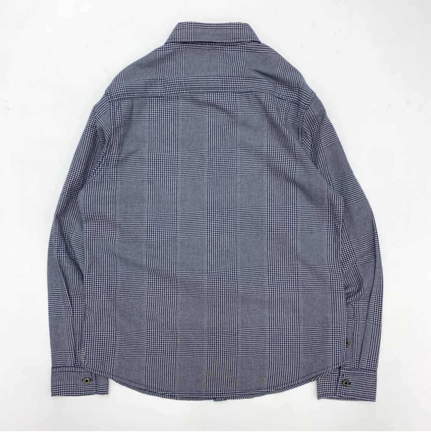 Plaid shirt Men's vintage shirt American cargo cotton loose casual coat