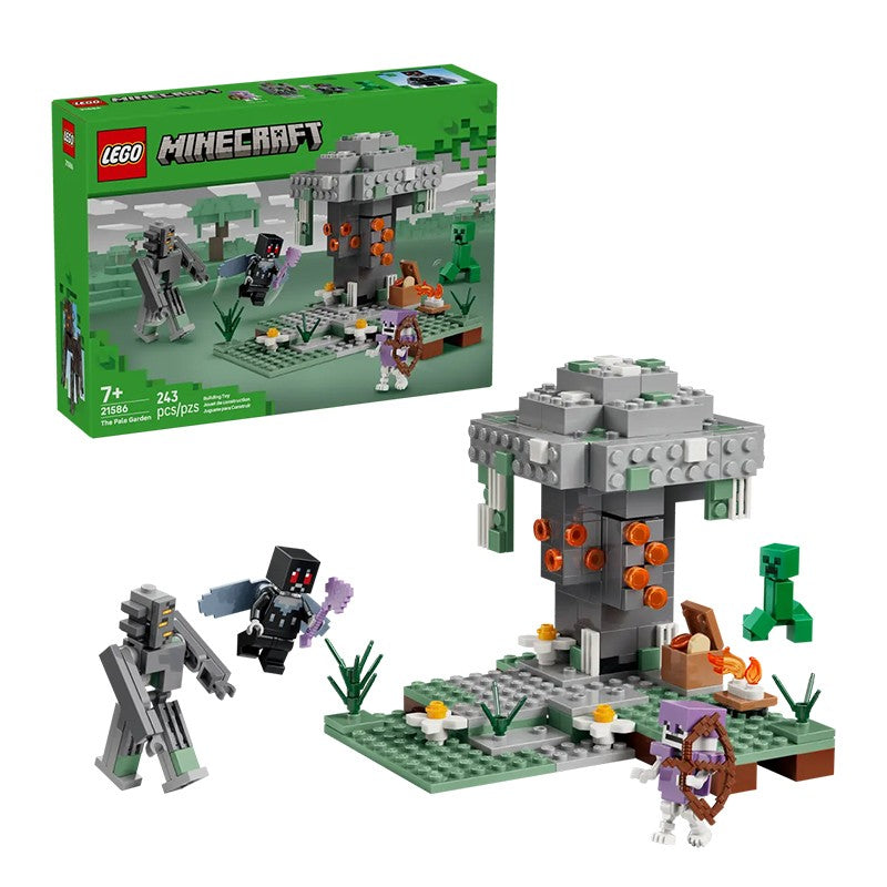 LEGO Minecraft série 21586 Jardim Pálido bloco de montar de brinquedo quebra-cabeça infantil de presente