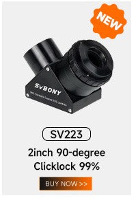 Svbony SV48P 102mm Telescópio Refrator Acromático OTA com Foco Dual-Speed RAP de 2.5" e Placa de Montagem em Cauda de Andorinha