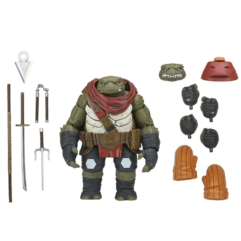 NECA Tartarugas Ninja Mutantes Adolescentes O Último Ronin Ultimate Yi Odyn Moja UnoRe-Evolution Boneco de Ação