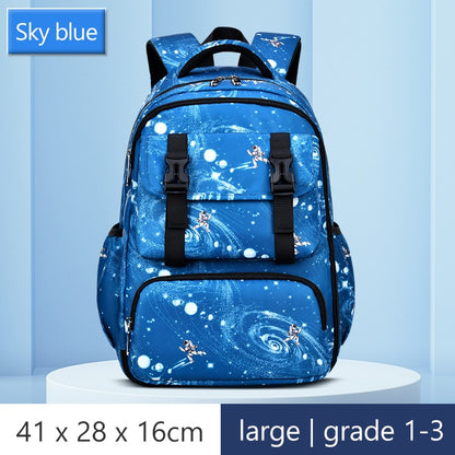 Mochila Ergonômica de Suporte Confortável para Coluna, para Livros Infantis do Ensino Fundamental e Médio Meninos Leve