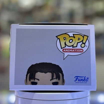 Attack On Titan Action Funko Pop Official Genuine Action Doll Model Eren Jaeger #1321 Vinyl Sculpture Dolls Q Version Gift Toy
