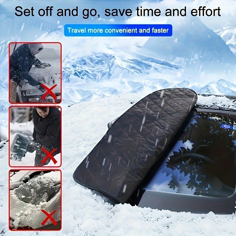 Car Snow Shield Cover Windshield Protection Protection Frost Winter Front Window Waterproof Sun Shade Sedan Suv Umbrella Outdoor