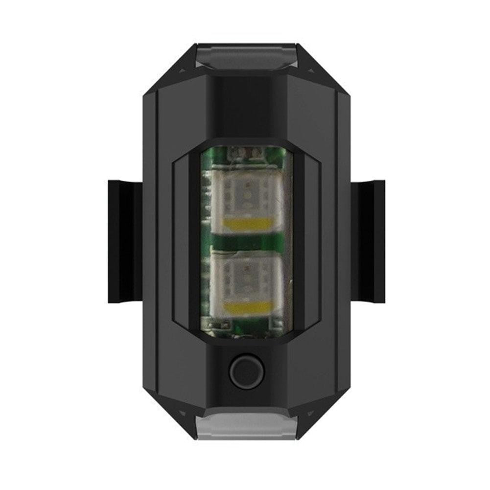 Motorcycle Flashing Lights Car RGB LED Strobe Lights 7 Colors Flash Position Wireless Light Aircraft Airplane Helicopter Warning