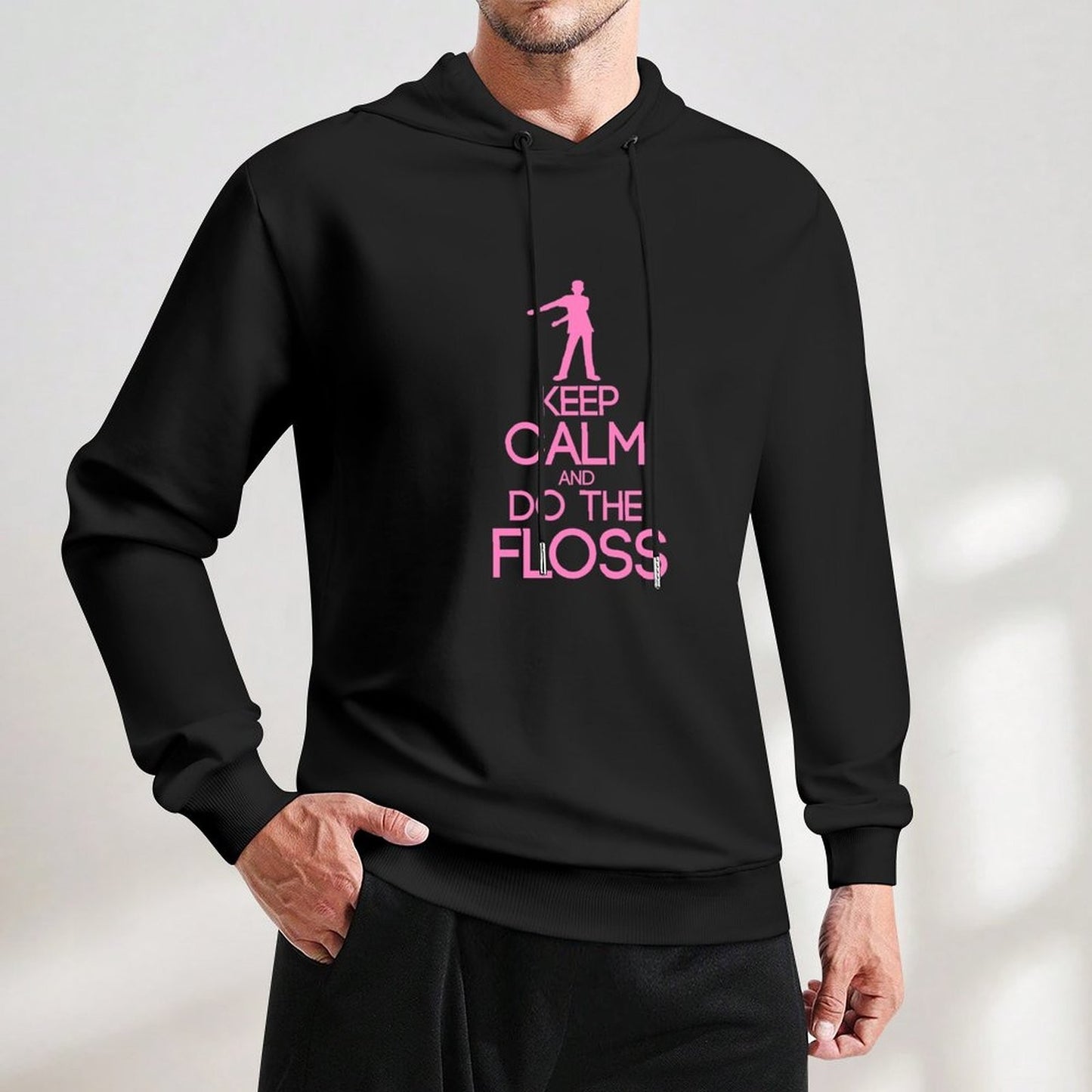 FLOSS DANCE | Keep Calm And Do The Floss Gift Hoodie men clothing men's clothes korean clothes autumn jacket men tracksuits