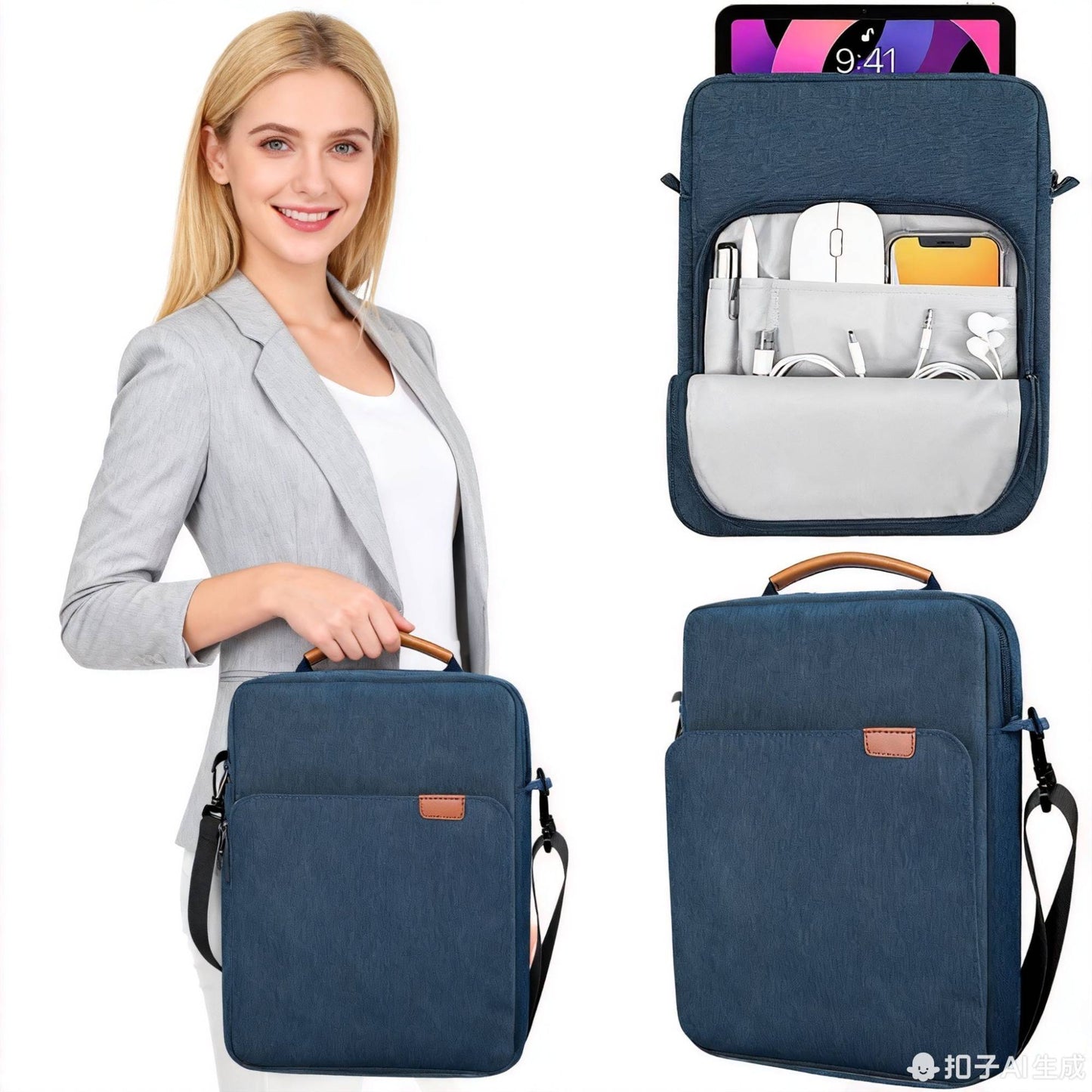 Tablet Handbag Case Sleeve Portable Pouch For iPad 9th 8th Air 4 5 Generation Bag For Xiaomi Lenovo 9.7-11in Tablet Sleeve Bag