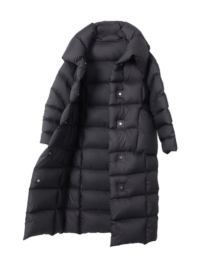 Super thick 400g filling White duck down Bread Coat Female Brand Winter Women's Extended Knee-Length Luxury down Jacket Warm