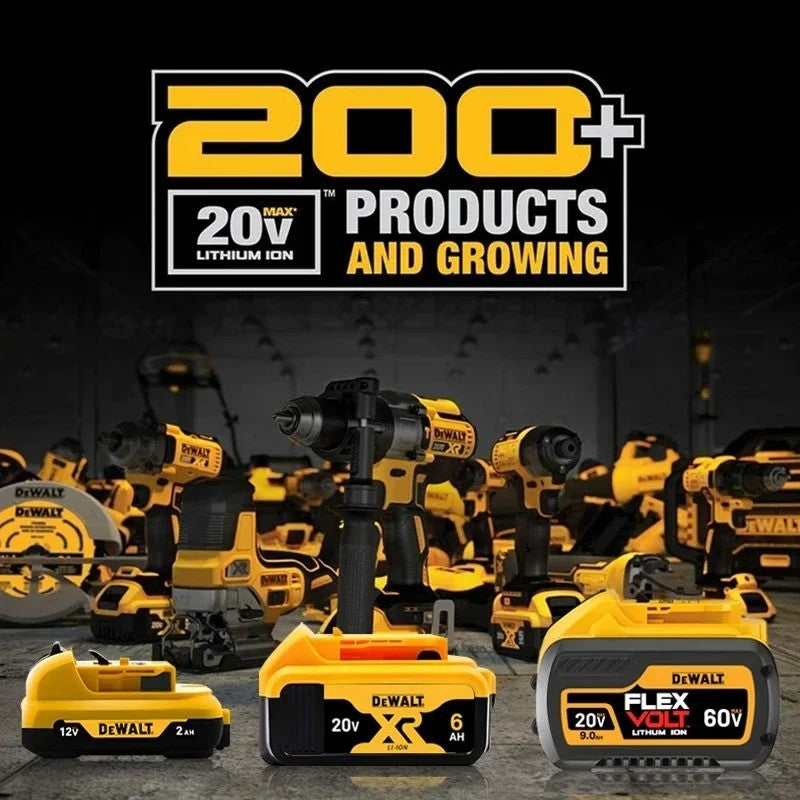 Nova Bateria Dewalt 100% Original 6Ah 20V para Ferramenta Elétrica DCB206 DCB206 20V Bateria DCB205 DCB200